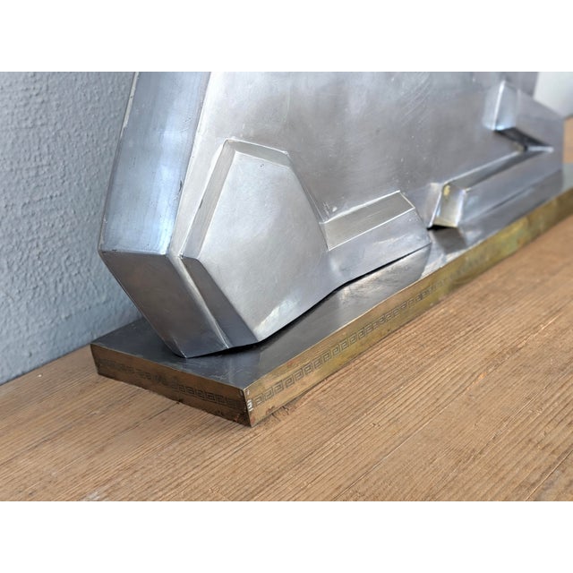 Gray Mid-Century Cubist Camel Sculpture For Sale - Image 8 of 13