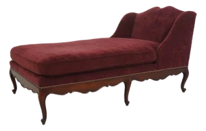 John Widdicomb for Stickley French Provincial Mahogany Frame Chaise Lounge