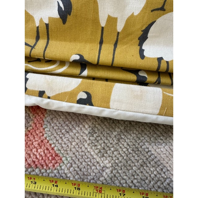 Textile Custom Made Robert Allen Crane Blackout Roman Shade Self Retracting For Sale - Image 7 of 11