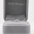 Modern Curved Chevron Diamond Band: Solid 14k Gold, Marquise & Round Wedding Ring, Size 6.75 For Sale - Image 3 of 8