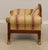 Versace Versace Italian Upholstered Mahogany Chair For Sale - Image 4 of 14