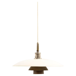 Pendant Lamp in Copper and Nickel-Plated Socket by Poul Henningsen, 1928