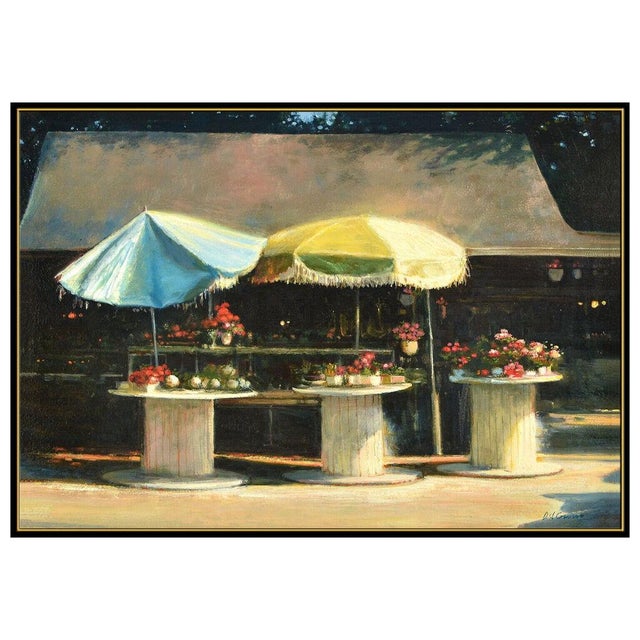 Message us to inquire about custom framing options! (Included for free with every purchase) The artwork here, "Street Side...