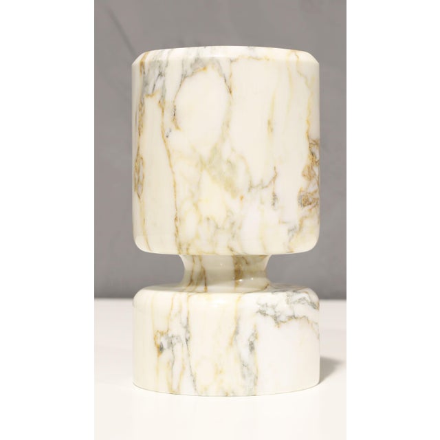 Angelo Mangiarotti Calacatta Marble Vase For Sale In Dallas - Image 6 of 6
