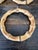 Mid 19th Century Vintage “Hard-to-Find” Bamboo Curtain Rings - Set of 14 - Chinoiserie For Sale - Image 5 of 5