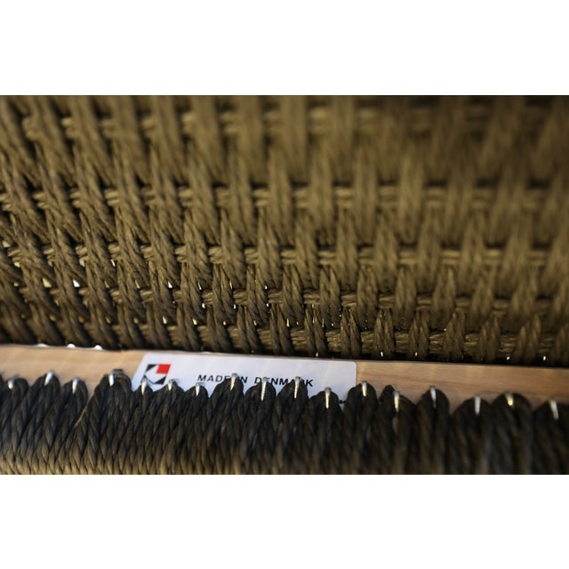 Wood Model 84 Chairs in Oak with Black Cardboard Cord Wicker Seats by Niels Otto (N. O.) Møller for J. L. Møllers, 1960s, Set of 6 For Sale - Image 7 of 18
