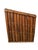 Vintage MCM Burnt Bamboo Magazine Rack Twin Compartment Boho Tiki Accent For Sale - Image 4 of 6