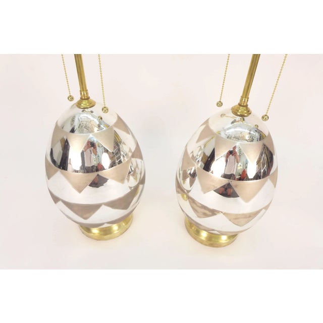 Mercury Glass Table Lamps For Sale - Image 4 of 7