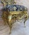 1930s Italian Rococo Style Giltwood Chair with Rich Blue Damask Upholstery For Sale - Image 13 of 18