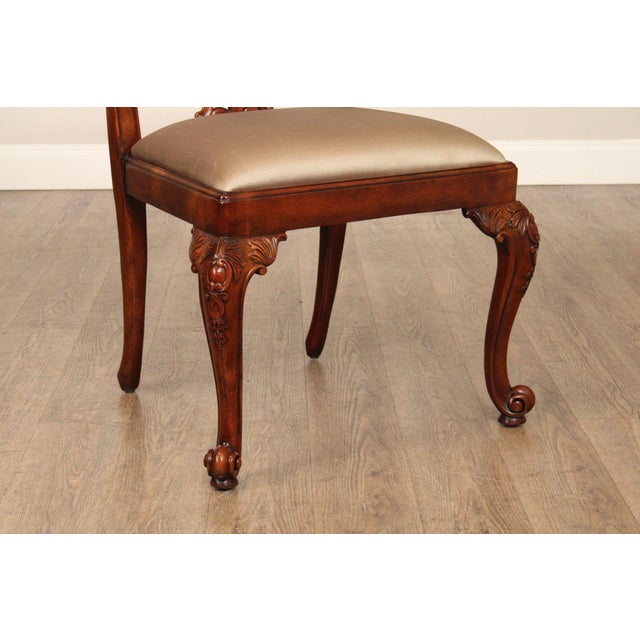 Theodore Alexander Pair of 'Rococo Splendour' Side Dining Chairs For Sale In Philadelphia - Image 6 of 12
