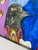 Monumental Mixed Media Painting by Mexican Artist Jesus Tellosa, Signed & Dated For Sale - Image 4 of 18