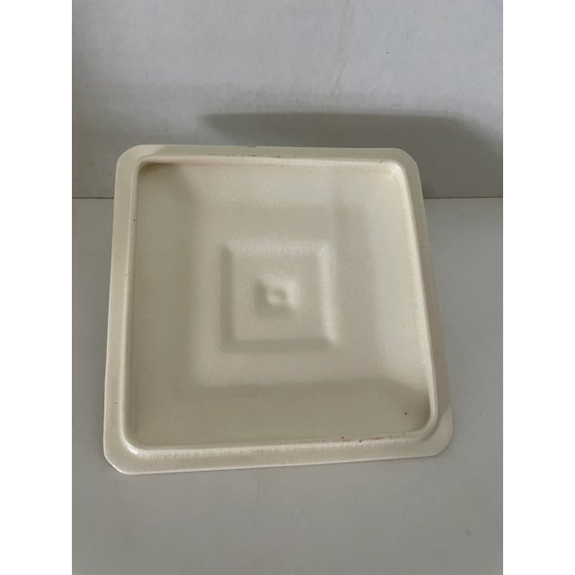 Ceramic Vintage "Mary Bell" Royal China Porcelain Rectangular Covered Casserole Dish Marked For Sale - Image 7 of 9