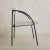 Rodney Kinsman ‘Vienna' Black Metal Settee by Rodney Kinsman for Bieffeplast, Italy 1980s - Sold Individually For Sale - Image 4 of 11