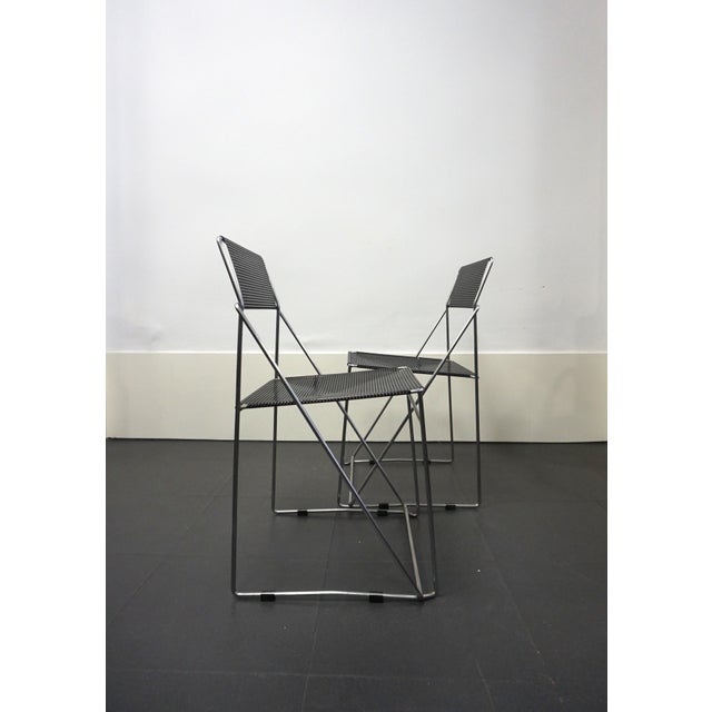 X Line Chairs by Niels Jørgen Haugesen, 1970s, Set of 2 For Sale - Image 6 of 8