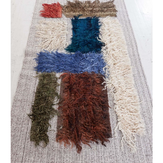 Textile Modern High-Low Tulu Rug – A Tactile Work of Art by Doris Leslie Blau For Sale - Image 7 of 8