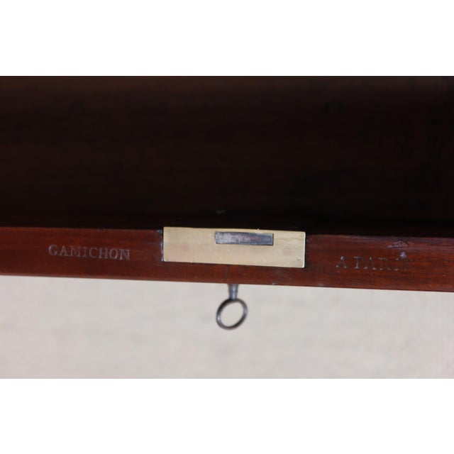 Maroon Mahogany Chest of Drawers from Jean Baptiste Gamichon For Sale - Image 8 of 13