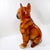 Mid-Century Italian Hand Painted Boxer Puppy Large Figurine For Sale - Image 4 of 13