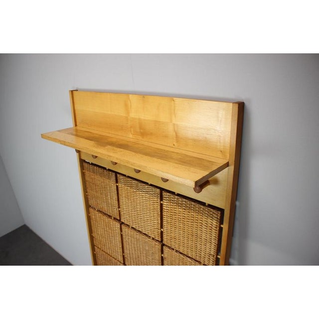 Vintage Wall-Mounted Coat Rack by Jan Kalous for Úluv, Czechoslovakia, 1960s For Sale - Image 3 of 11