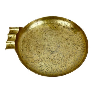 Vintage Brass Tray For Sale