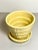 American McCoy Pottery Small "Yellow" Mid-Century Flowerpot and Saucer For Sale - Image 3 of 6