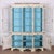18th Century English Painted Breakfront Bookcase For Sale - Image 5 of 11