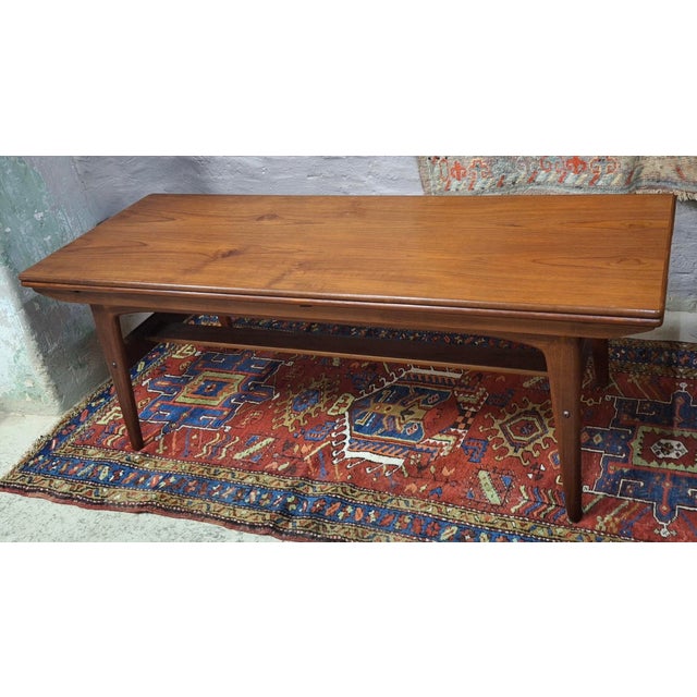 Mid-Century Modern Teak Metamorphic Coffee and Dining Table from Trioh, Denmark, 1960s For Sale - Image 3 of 18