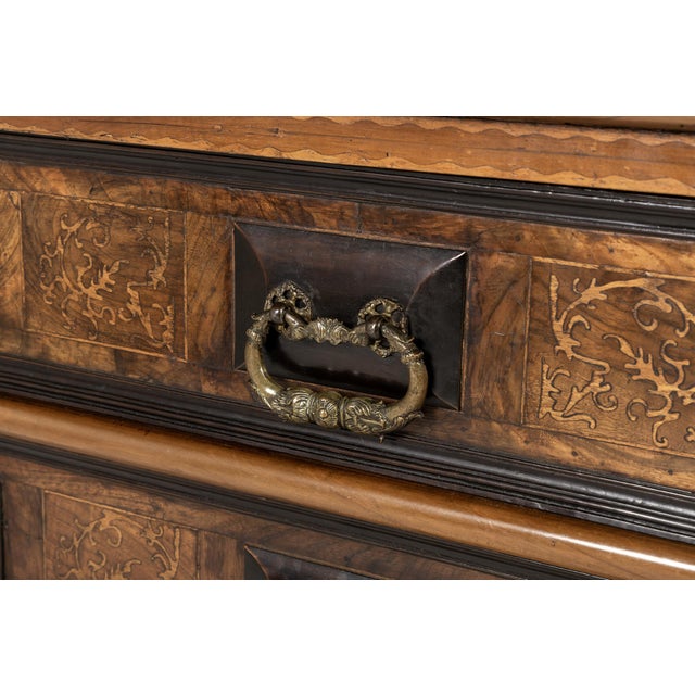 18th century italian walnut chest of drawers an 18th century italian walnut chest of drawers with original metalwork. this...