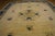 Textile 1920s Beige Field Antique Chinese Peking Floral Medallion Oriental Wool Rug For Sale - Image 7 of 11