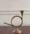 Vintage Mid 20th Century Solid Brass French Horn Candle Holder For Sale In Washington DC - Image 6 of 11