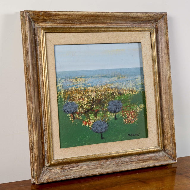 Manlio Bacosi, Untitled, Canvas, Framed For Sale - Image 3 of 5