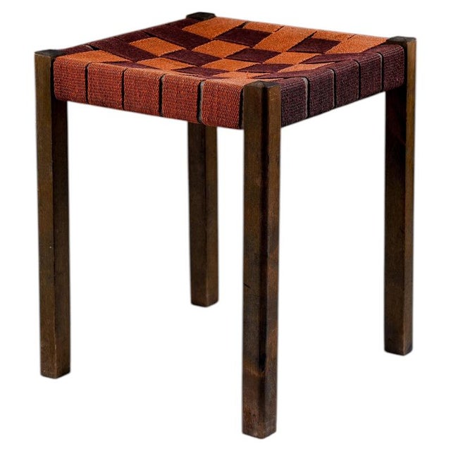 Swedish Modern Stool by Axel Larsson for Gemla, Sweden, 1930s For Sale - Image 9 of 9