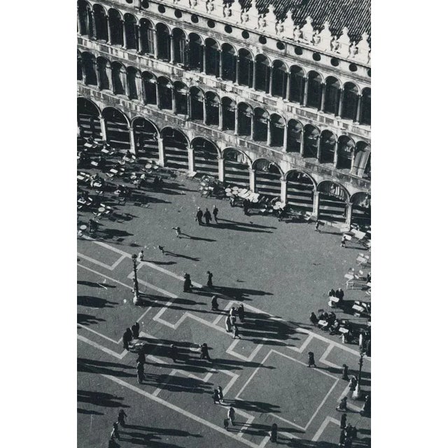 Erich Andres, Venice: Crowded St Mark's Square, Italy, 1955, Black & White Photograph For Sale - Image 3 of 5