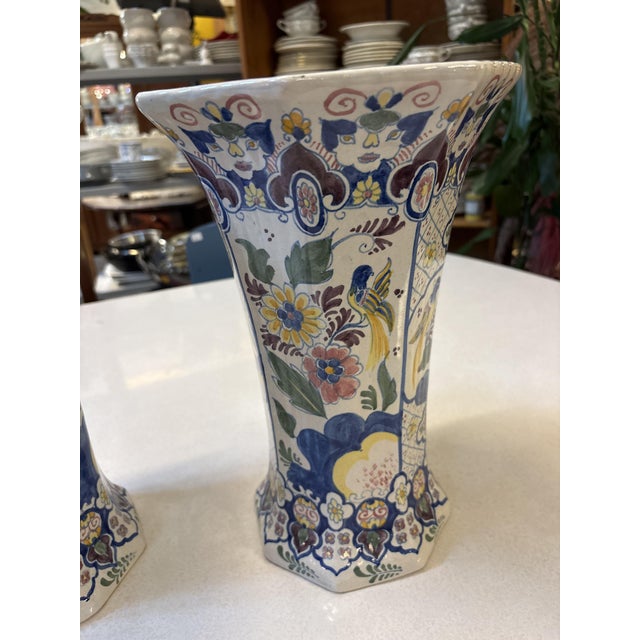 Vases in Porcelain from the Greek A, Set of 2 For Sale - Image 9 of 18