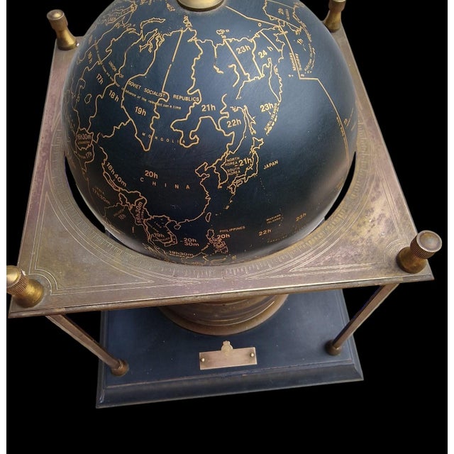 The Royal Geographical Society World Clock, 1979 For Sale - Image 3 of 9