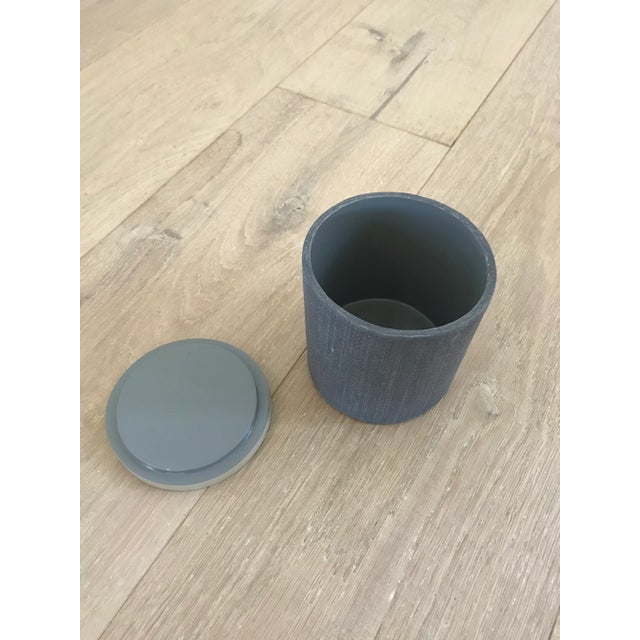 Perfect canister for cotton balls or Q-tips. For when the bath needs to be a sanctuary of comfort, introduce our new...