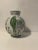 Green 1960s Round Green & White Cloisonne Symbolic Nature Vase For Sale - Image 8 of 12