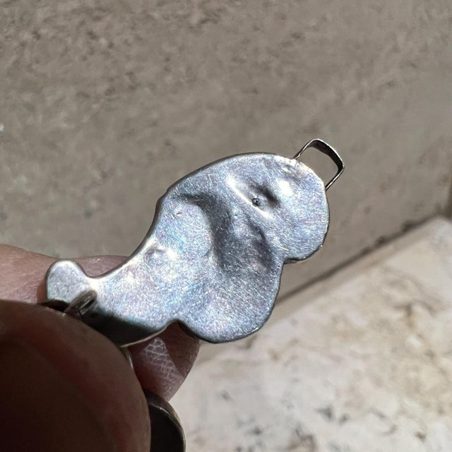 Silver Vintage Mayan Revival Bracelet Sterling & Malachite Taxco For Sale - Image 8 of 8