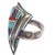Sz9.75 David Tune Navajo Creek Tufa Cast Sterling Cobblestone Ring For Sale - Image 9 of 11