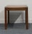 Brown Marden of Chicago, Il Solid Walnut Minimalist Mid-Century Modern MCM 30x22" Accent End Table For Sale - Image 8 of 9