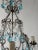 French French Aqua Blue Murano Balls Beaded Swags W Spear Chandelier, Circa 1900 For Sale - Image 12 of 13