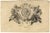 An original 1750 watercolour painting, William Barrett, Socrates Memento Mori Cartouche Design.This unusual cartouche...