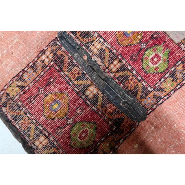 Turkish 1930s, Handmade Vintage Collectible Turkish Yastik Saddle Bag Rug For Sale - Image 3 of 13