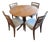 Mid-Century Teak Extending Dining Table and Chairs, 1970s, Set of 5 For Sale