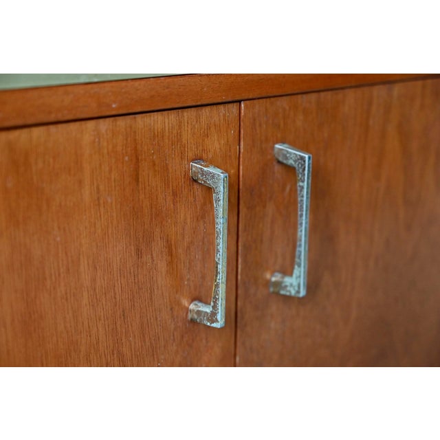 Modernist Display Bookcase in Teak and Brass, 1960s For Sale - Image 18 of 18