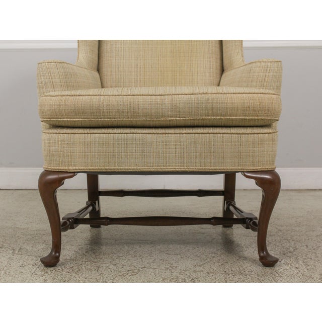 Pair Kittinger Model Od261 Queen Anne Mahogany Wing Chairs Chairish