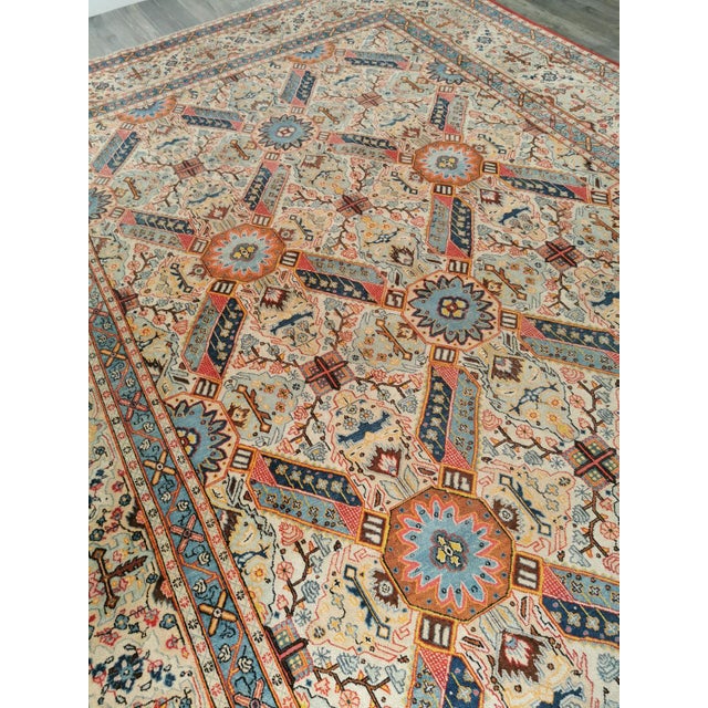 Large Antique Oriental Rug, 1930s For Sale - Image 10 of 15