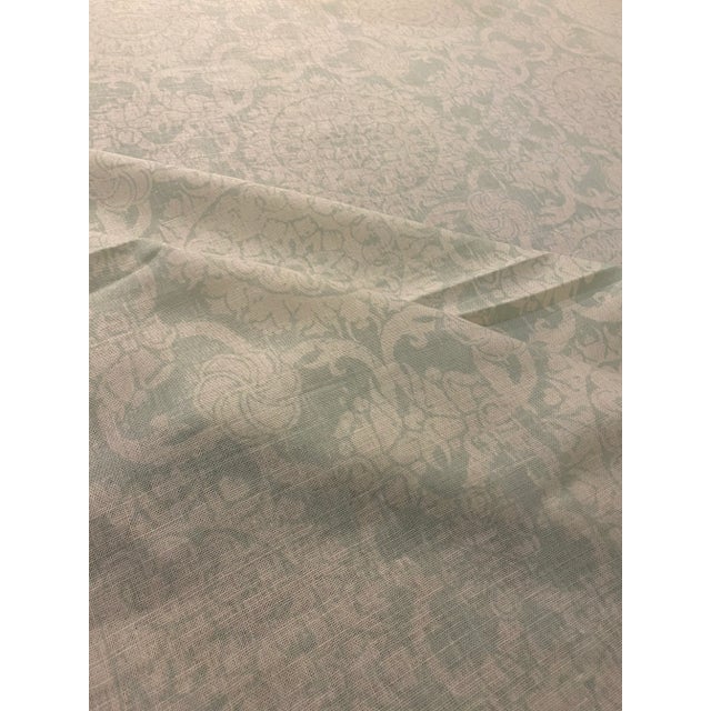 Brunschwig & Fils Brunschwig & Fils "Marquesas Aqua" Designer Fabric - 4 Yard Piece For Sale - Image 4 of 10