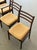Yellow Minimal Mid Century Oak Dining Chairs - Set of 5 For Sale - Image 8 of 12