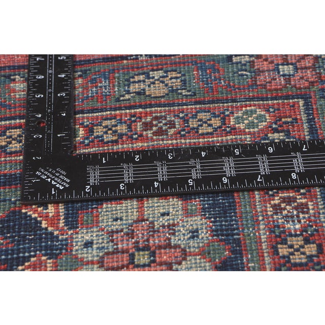 Oversized Antique Persian Mahal Rug - 10'09 X 18'09 For Sale In Dallas - Image 6 of 9