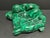 Gemstone Carved Solid Malachite Stone Animal Sculpture For Sale - Image 7 of 11